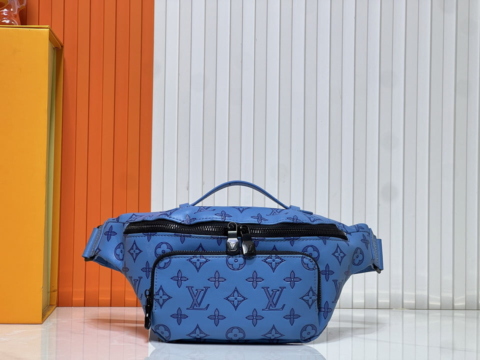 Louis Vuitton Blue Monogram Belt Bag